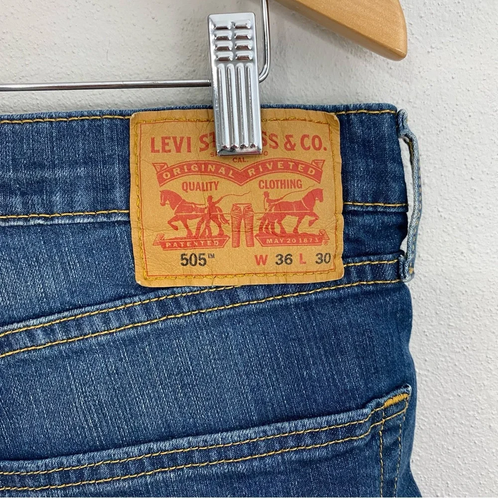 Levi's 505 Blue Jeans‎ Men's Size W36 L30